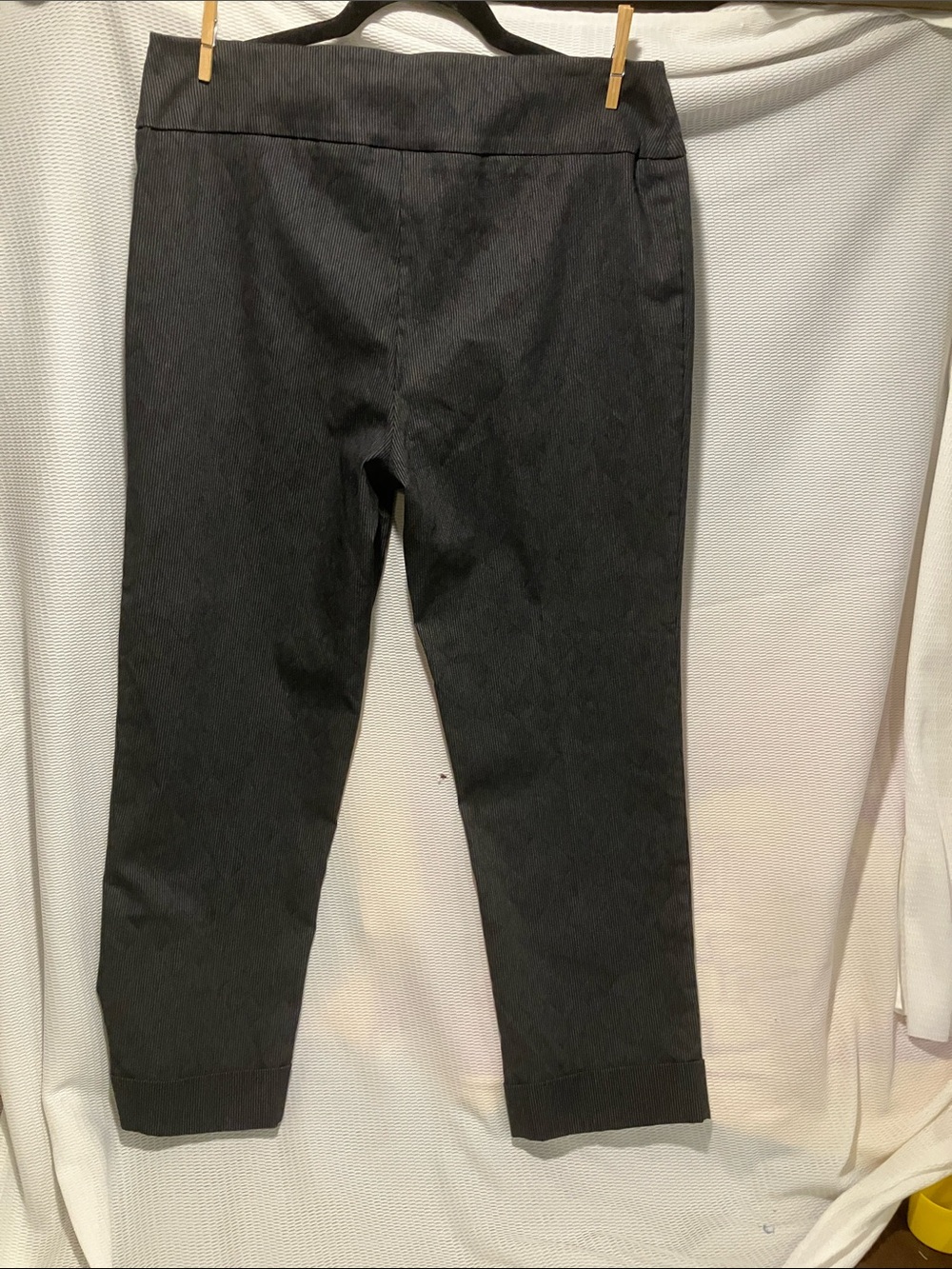 LISETTE Dark Charcoal Slim Straight Pull-On Pants - Picture 10 of 10